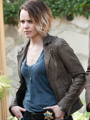 True Detective Rachel McAdams Brown Leather Jacket