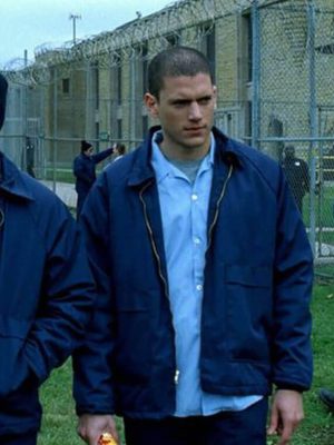 Wentworth Miller Prison Break Blue Cotton Jacket