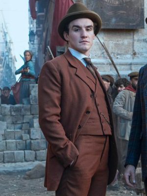 Young Sherlock 2026 James Moriarty Brown Corduroy Blazer