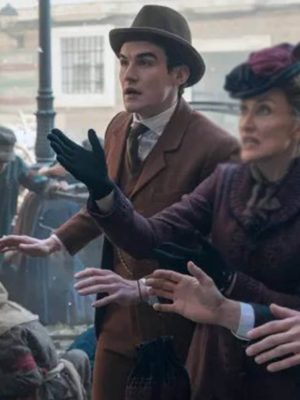 Young Sherlock 2026 James Moriarty Brown Corduroy Blazer