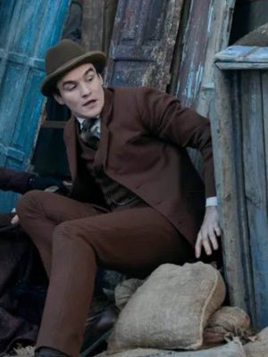 Young Sherlock 2026 James Moriarty Brown Corduroy Blazer