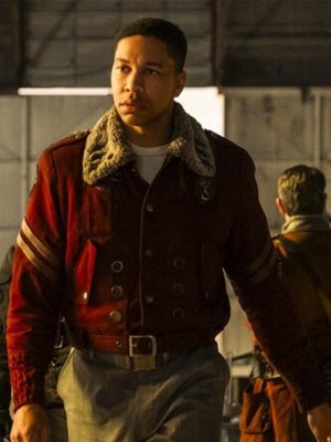 Aaron Moten Fallout S02 Red Cotton Jacket