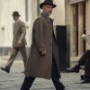 Agatha Christies Seven Dials S01 Martin Freeman Brown Wool Coat