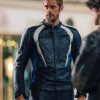 Alexander Skarsgård Pillion 2026 Biker Leather Jacket