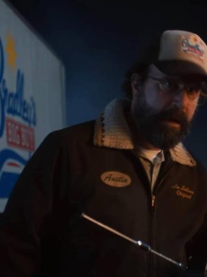 Brett Gelman Stranger Things S05 Brown Cotton Jacket