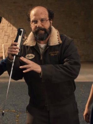 Brett Gelman Stranger Things S05 Brown Cotton Jacket