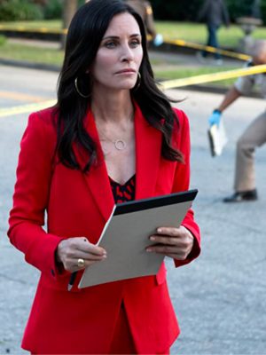 Scream 7 Courteney Cox Red Blazer