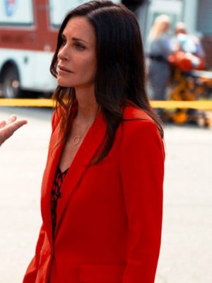 Scream 7 Courteney Cox Red Blazer