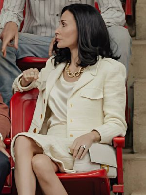 Demi Moore Landman S02 Cropped Jacket