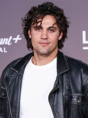 Drake Rodger Landman Premiere Black Leather Jacket