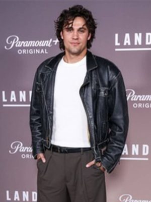Drake Rodger Landman Premiere Black Leather Jacket