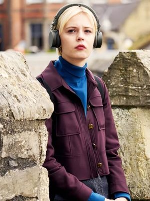 Ella Maisy Purvis Patience S01 Burgundy Jacket