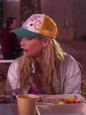 Emma Roberts Space Cadet 2024 Grey Polyester Jacket