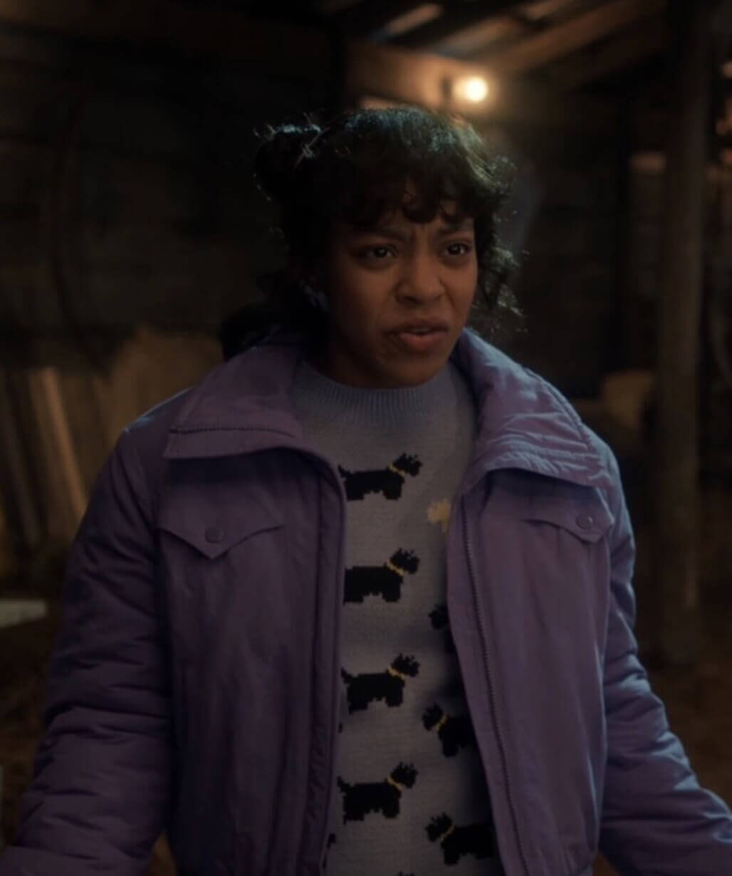 Erica Sinclair Stranger Things S05 Purple Jacket