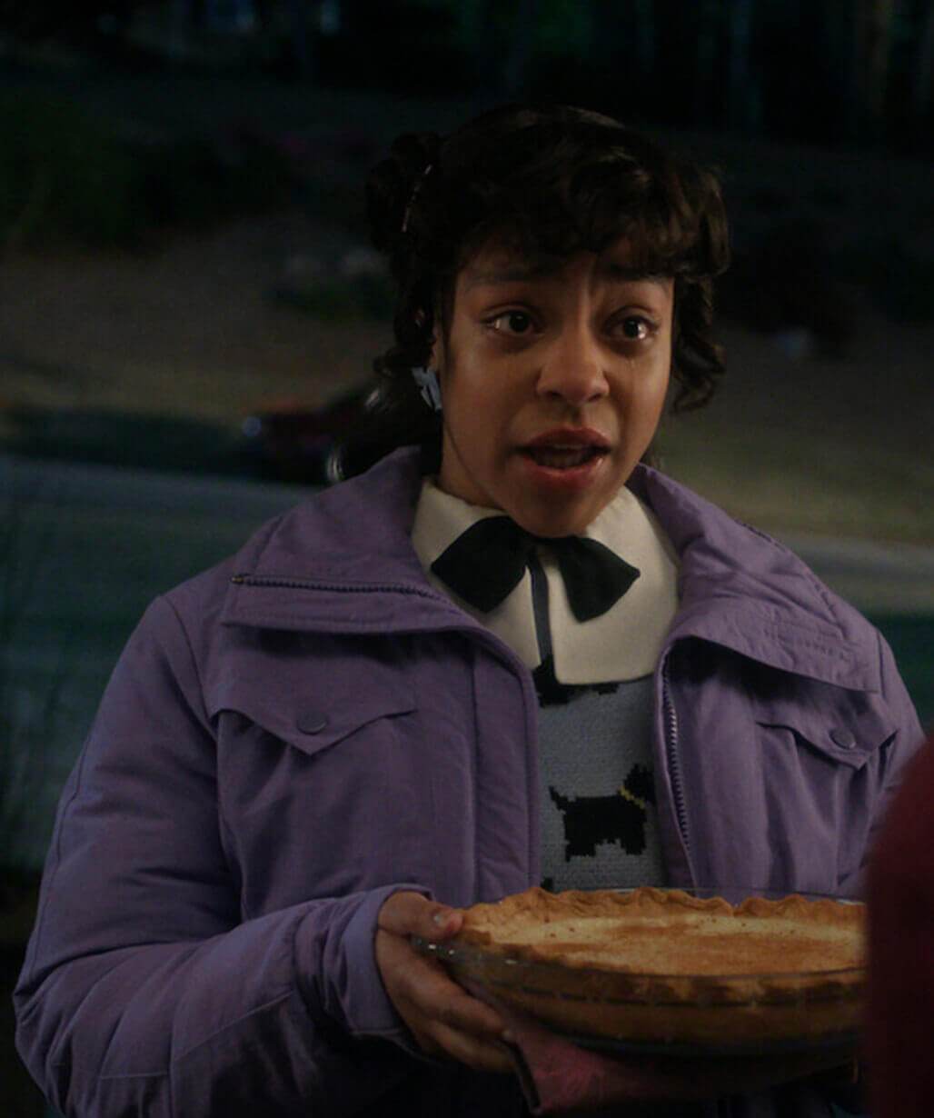 Erica Sinclair Stranger Things S05 Purple Jacket
