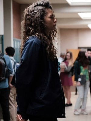 Euphoria S02 Zendaya Black Cotton Jacket