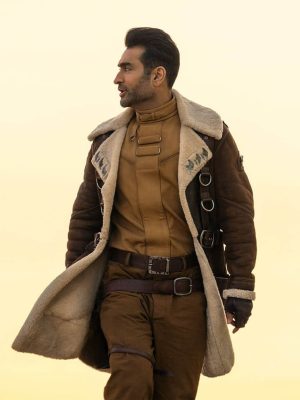 Fallout S02 Xander Harkness Fur Shearling Coat