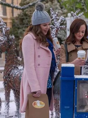 Gilmore Girls Lorelai Gilmore Pink Wool Coat