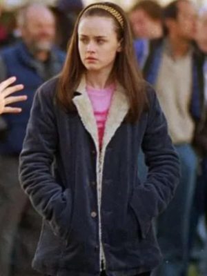 Gilmore Girls Rory Gilmore Blue Shearling Jacket
