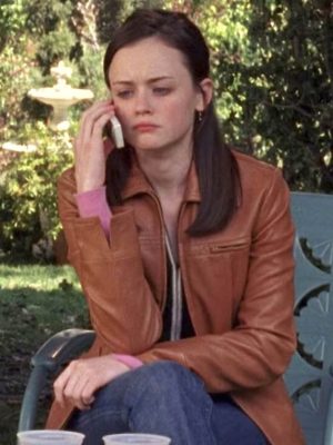 Gilmore Girls Rory Gilmore Brown Leather Jacket