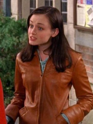 Gilmore Girls Rory Gilmore Brown Leather Jacket