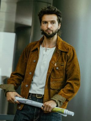 Guy Burnet Landman S02 Brown Suede Jacket