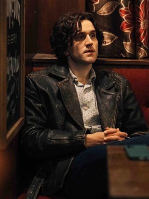 Harry Melling Pillion 2026 Black Leather Jacket
