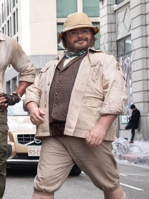 Jack Black Jumanji 4 Beige Cotton Jacket