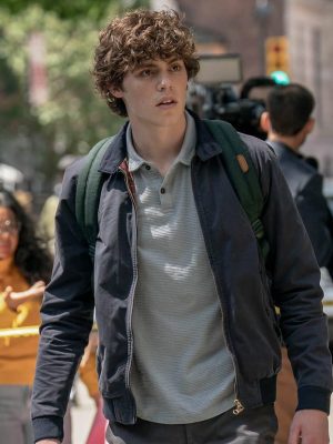 Jack Champion Scream VI Blue Cotton Jacket
