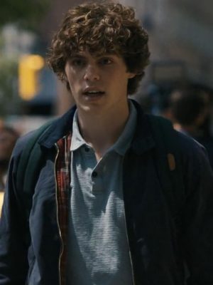 Jack Champion Scream VI Blue Cotton Jacket