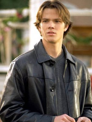 Jared Padalecki Gilmore Girls Black Leather Jacket