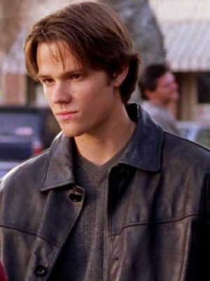 Jared Padalecki Gilmore Girls Black Leather Jacket