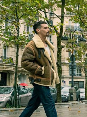 Joel Sánchez Berlin S01 Shearling Brown Suede Jacket