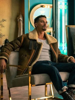 Joel Sánchez Berlin S01 Shearling Brown Suede Jacket