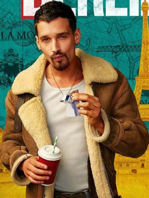 Joel Sánchez Berlin S01 Shearling Brown Suede Jacket