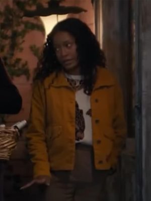 Keke Palmer The ‘Burbs 2026 Yellow Cotton Jacket