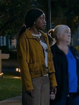 Keke Palmer The ‘Burbs 2026 Yellow Cotton Jacket