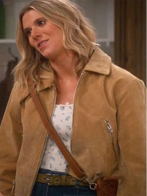 Leanne 2025 Josie Murphy Brown Suede Jacket