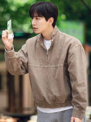 Lee Jun-ho Cashero S01 Brown Cotton Jacket