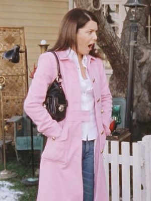 Lorelai Gilmore Gilmore Girls Wool Pink Coat