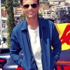 Louis Tomlinson Blue Cotton Bomber Jacket