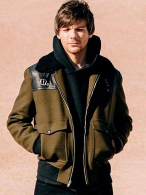 Louis Tomlinson Green Wool Jacket