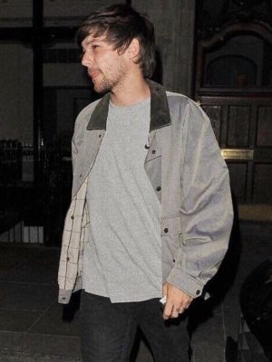 Louis Tomlinson Grey Cotton Jacket