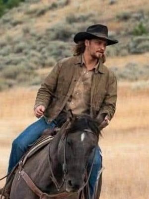 Marshals 2026 Luke Grimes Brown Cotton Jacket