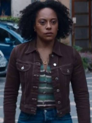 Missing You 2025 Kat Donovan Brown Cotton Jacket