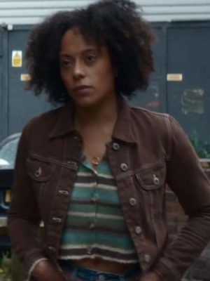 Missing You 2025 Kat Donovan Brown Cotton Jacket