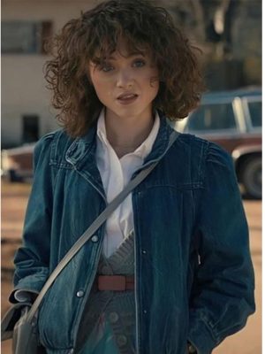 Nancy Wheeler Stranger Things S05 Natalia Dyer Blue Denim Jacket