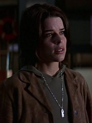 Neve Campbell Scream 3 Brown Suede Jacket