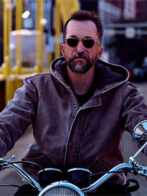 Noah Wyle The Pitt S02 Brown Hooded Jacket