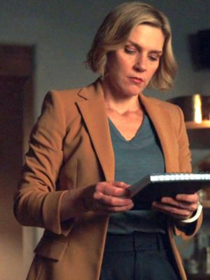 Rhea Seehorn Pluribus 2025 Wool Brown Blazer